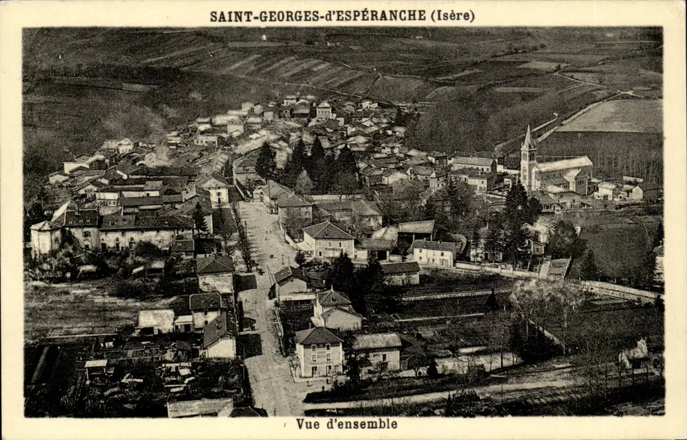 Saint-Georges-d'Espérance (Isère) — Vista geral — Edit. J. Chemin-Neuf - Frente