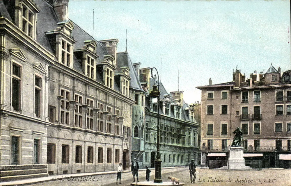 Grenoble — Pałac Sądowy — L.V. & Cie - Awers