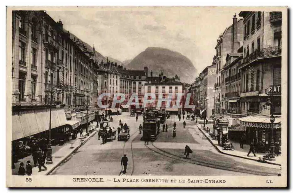 Grenoble — Plac Grenette i ulica Saint-Eynard — 58 - Awers