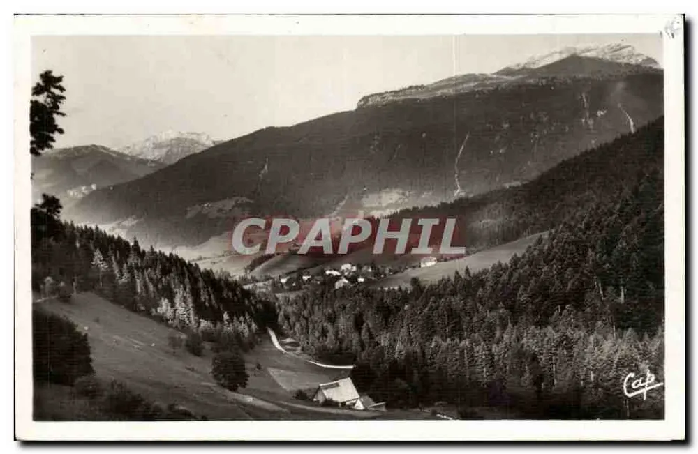 Massiv der Grande Chartreuse — Panoramablick — Cap - Vorderseite