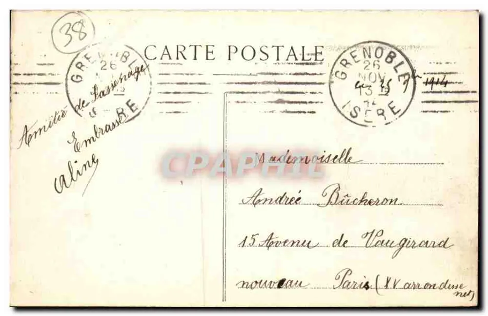 Saint-Nizier et le Massif de la Chartreuse — Environs de Grenoble — Phot. Oddoux - Verso