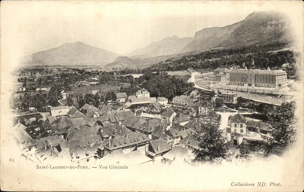 Saint-Laurent-du-Pont — Vista Geral — Coleções ND. Fot. - Frente