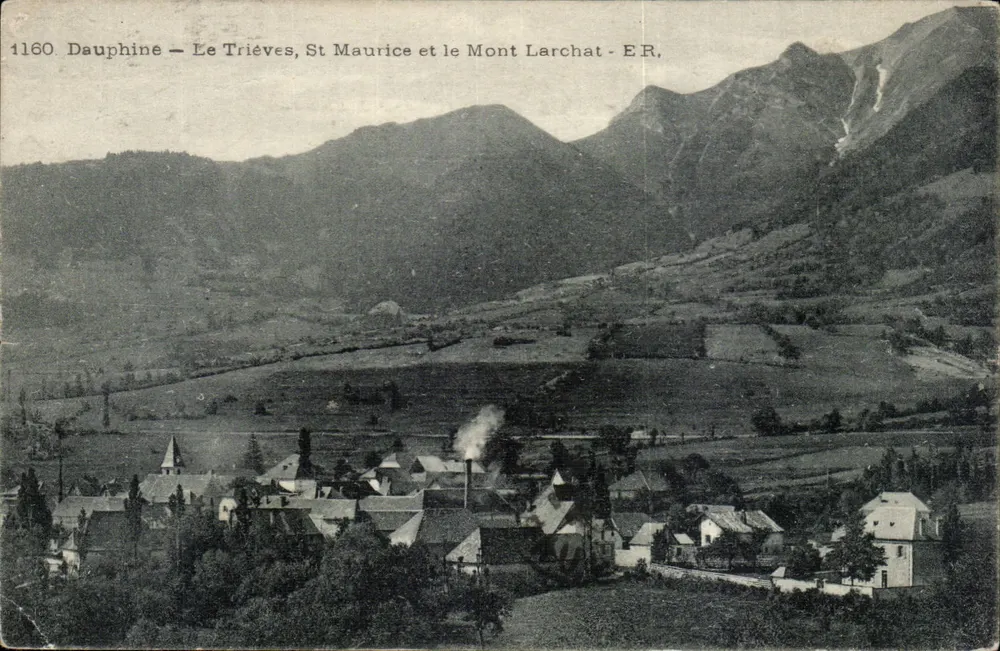 Le Trièves, St Maurice und der Mont Larchat — Dauphiné — Verlag E.R. n°1160 - Vorderseite
