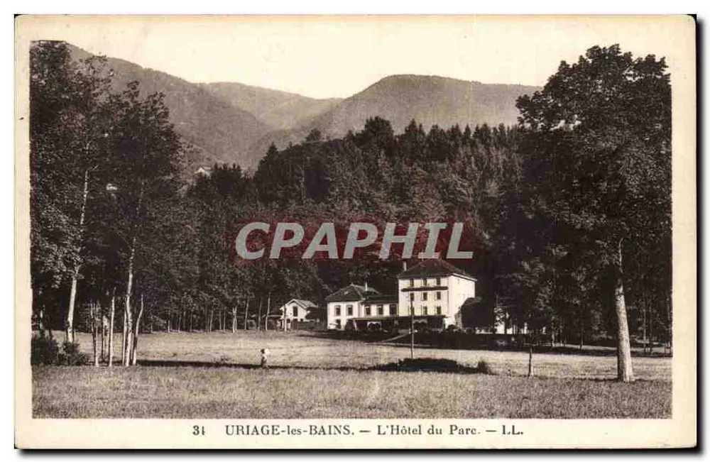 Uriage-les-Bains — O Hotel do Parque — I.L.L. - Frente