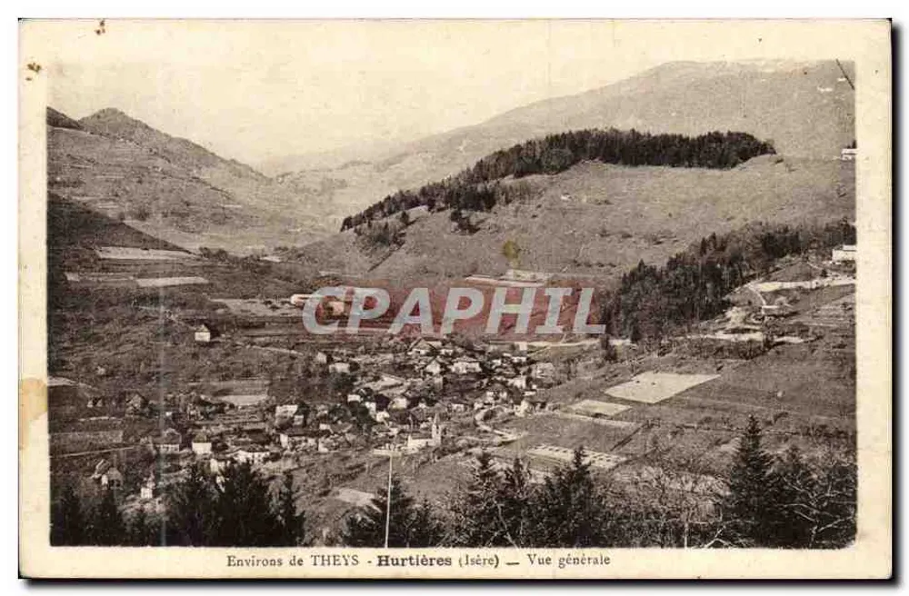 Environs de THEYS - Hurtières (Isère) — Vista geral - Frente