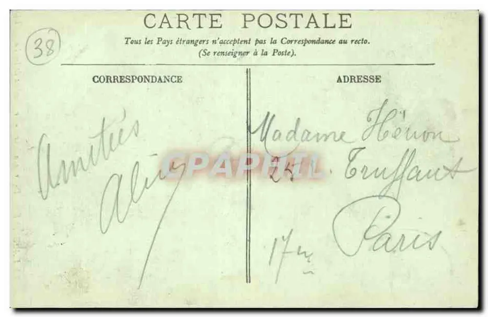 Os Viadutos de Loulla — Linha da Muire — LE DAUPHINÉ — LL 465 - Verso