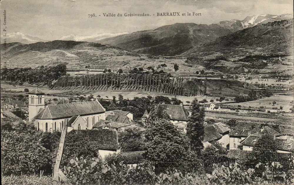 Tal des Grésivaudan — Barraux und das Fort — L.P. Grenoble, Nr. 798 - Vorderseite