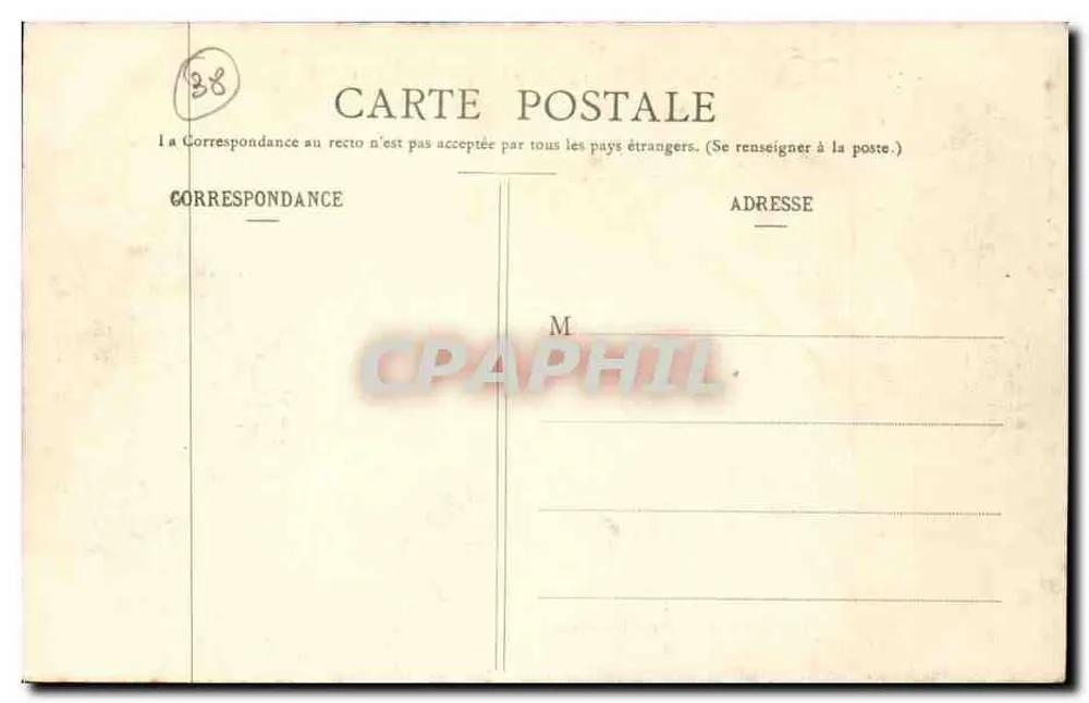 Tal des Grésivaudan — Barraux und das Fort — L.P. Grenoble, Nr. 798 - Rückseite