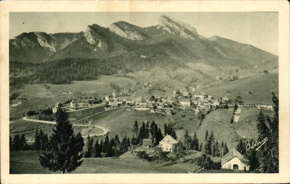 St-Pierre de Chartreuse — le grand Som — Éditeur G. Oddoux, n°38 - Recto