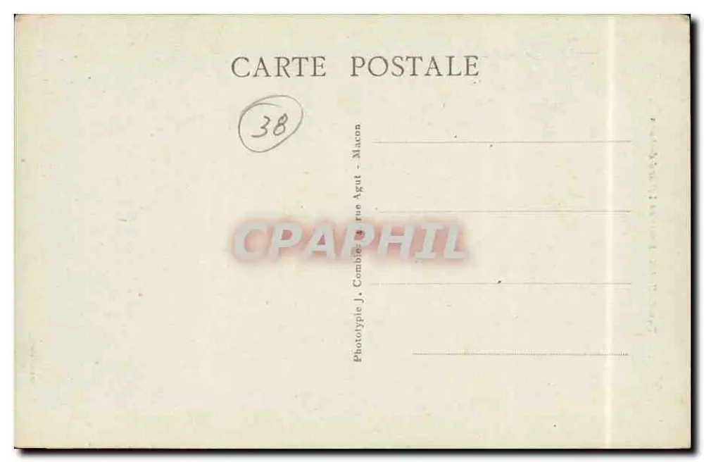 Pont-en-Royans - Estrada de Villard-de-Lans — Beaucervéants - Verso
