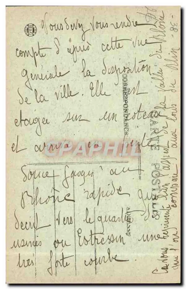 Viena — Vista geral — editora impr. casa S. Maunier, n° 713 - Verso
