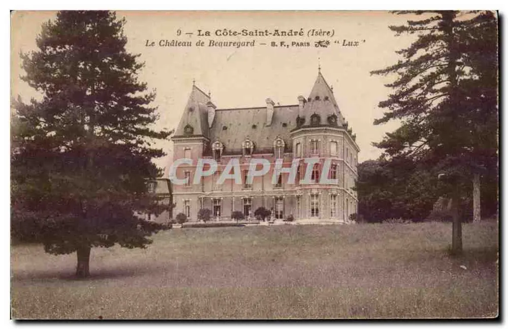 O Castelo de Bequaregard — A Côte-Saint-André (Isère) — B. F., Paris, « Lux » - Frente