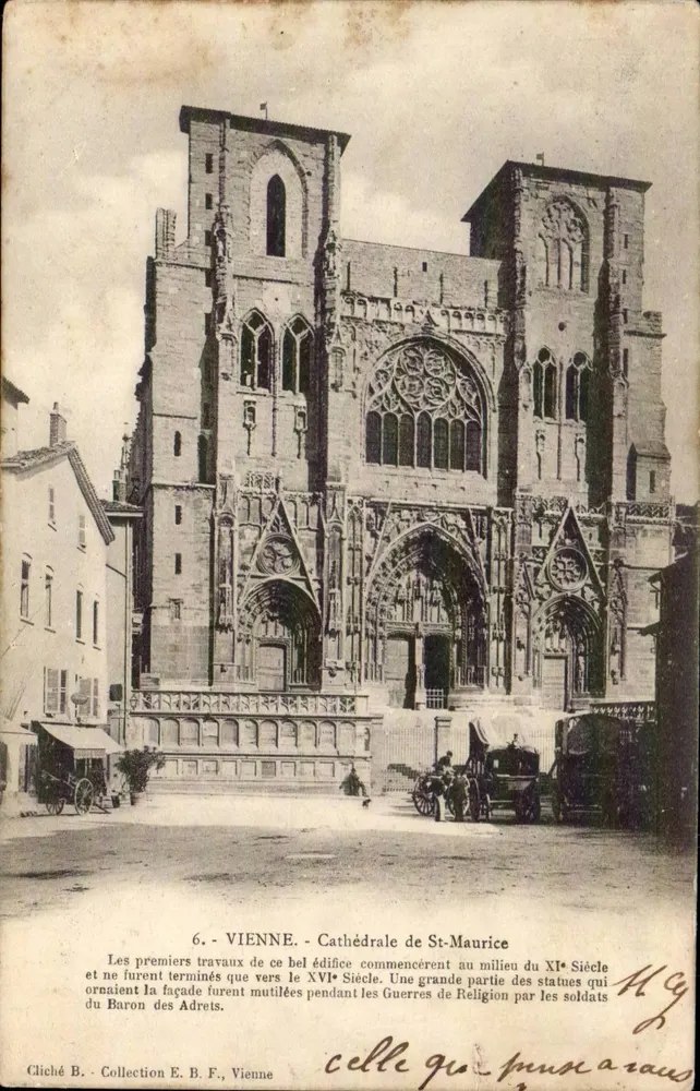 Viena - Catedral de São Maurício — Cliché B, Coleção E.B.F. - Frente