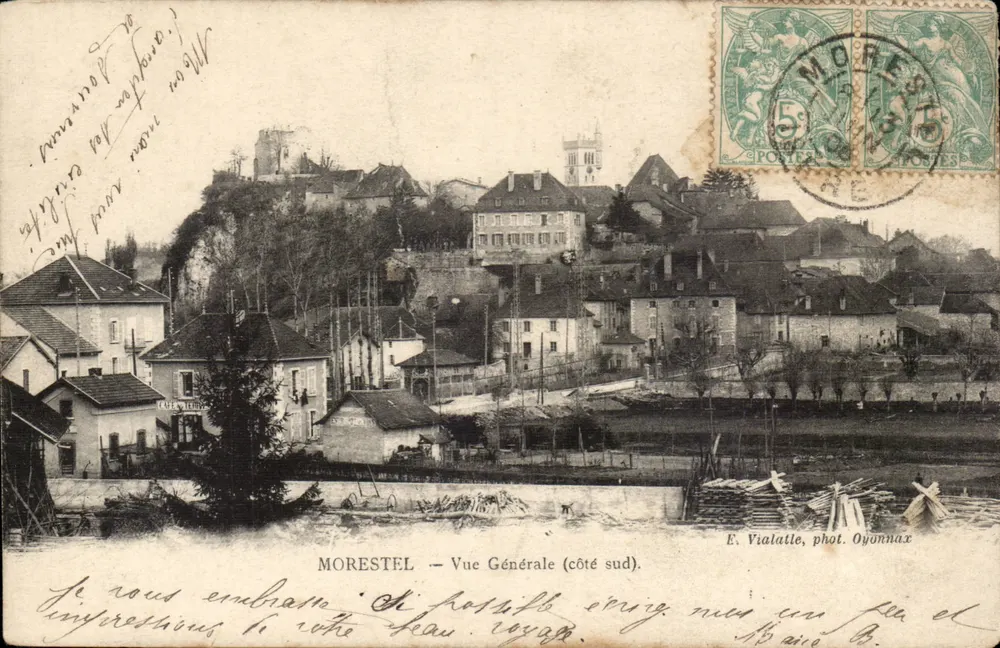 Morestel — Vista Geral (lado sul) — E. Vialatte, fot. Oyonnax - Frente