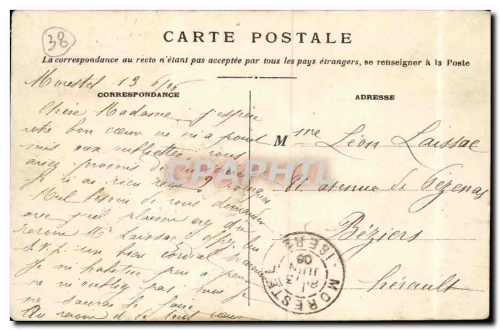 Morestel — Vista Geral (lado sul) — E. Vialatte, fot. Oyonnax - Verso