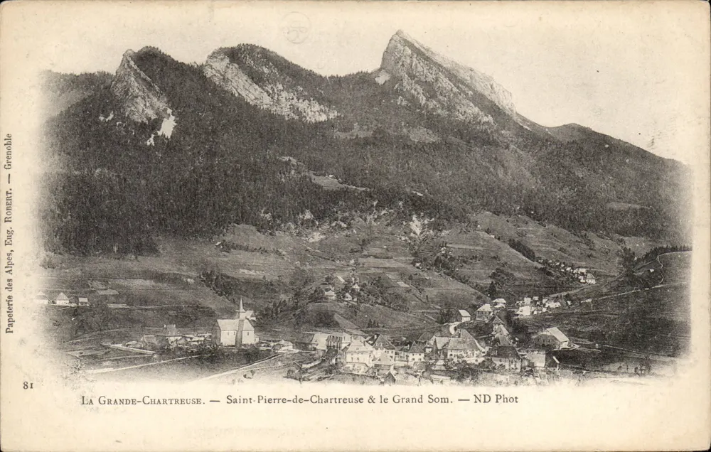 La Grande-Chartreuse — Saint-Pierre-de-Chartreuse & der Grand Som — ND Phot - Vorderseite