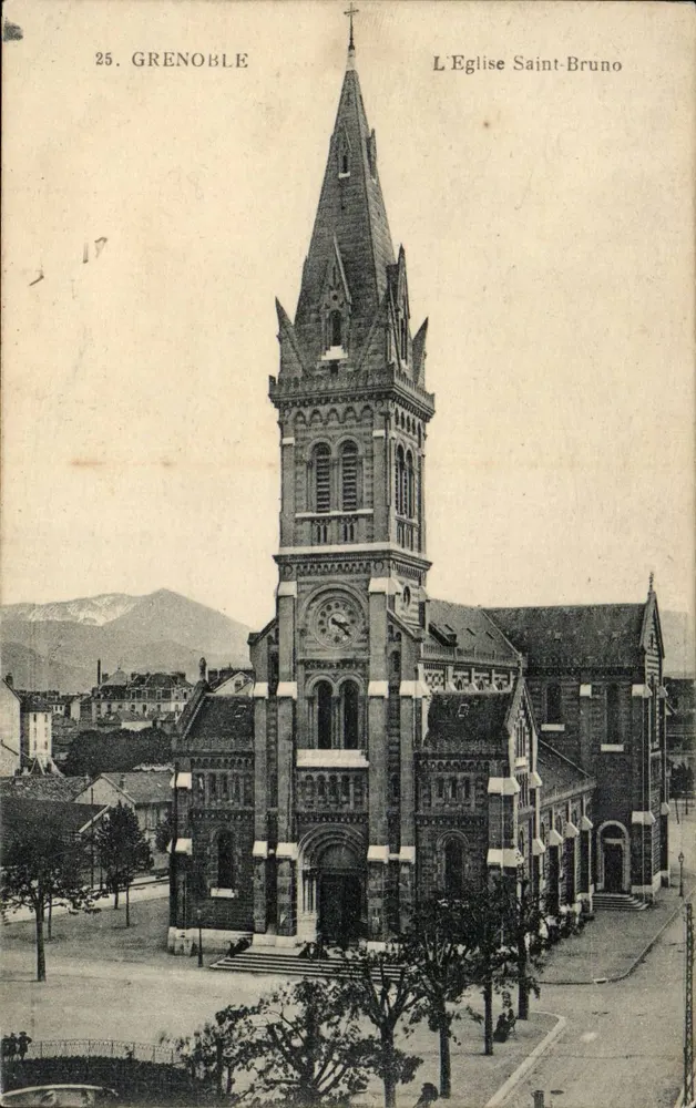 Grenoble — A Igreja de São Bruno — Gaude, fot.-edit. - Frente