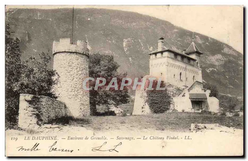 Sassonage — Das feudale Schloss — LL. — LE DAUPHINÉ — Umgebung von Grenoble — n°119 - Vorderseite