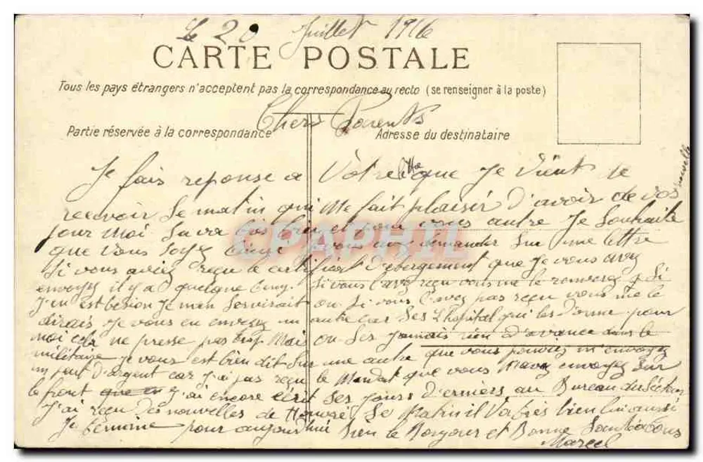 Grenoble. Os Fortes — G. Courtin, Éditions d'Art, Rue Thiers, Grenoble — n°29 - Verso