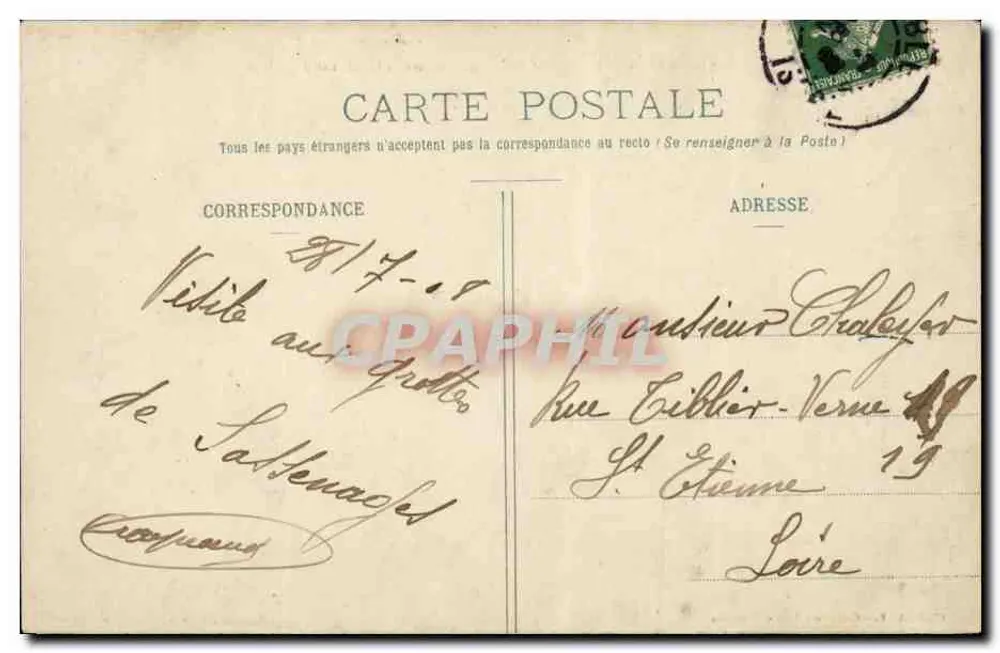 Grenoble — Place de la Constitution und die Kette der Alpen — unbekannter Verlag, Nr. 693 - Rückseite