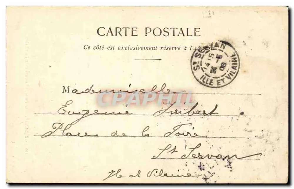 Grenoble — La Porte St-Laurent und Fort Rabot — L. Pous, Verlag, Grenoble - Rückseite