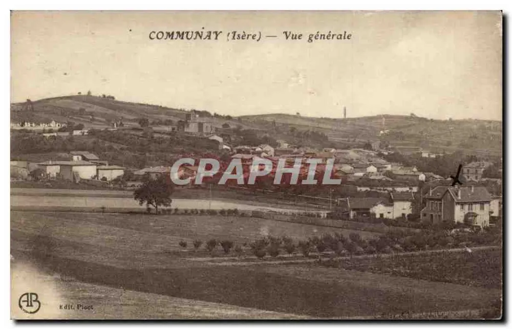 Communay (Isère) — Vista geral — Ed. Pirot - Frente