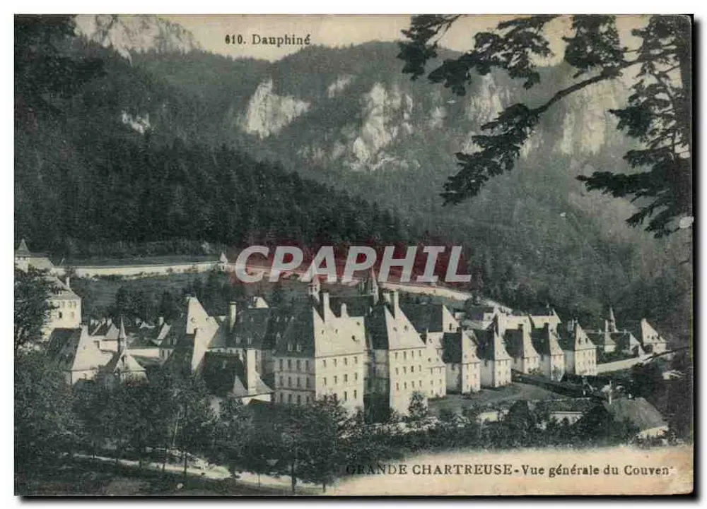 Grande Chartreuse — Vista geral do Couven — Edição H. S. Grenoble, n° 810 - Frente