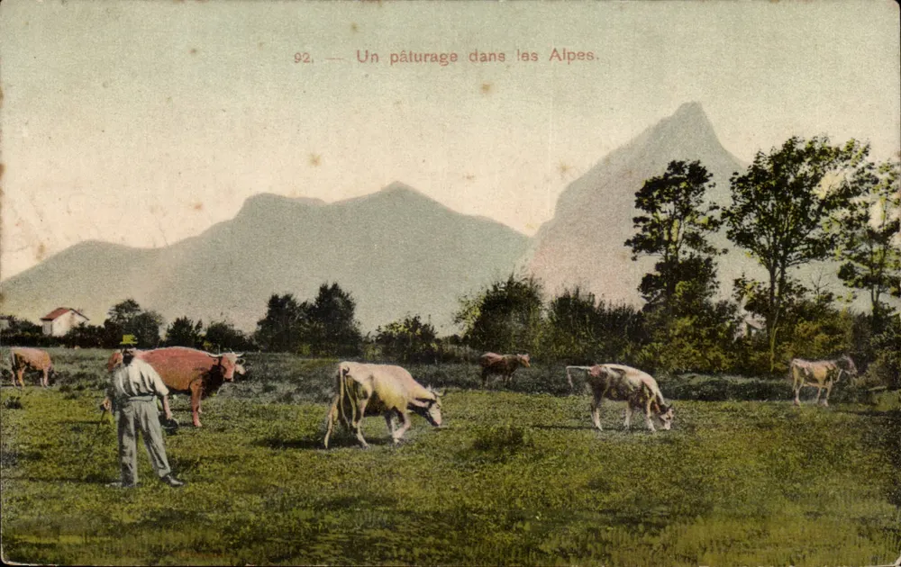 Um pasto nas Alpes — 92 — editor não identificado - Frente