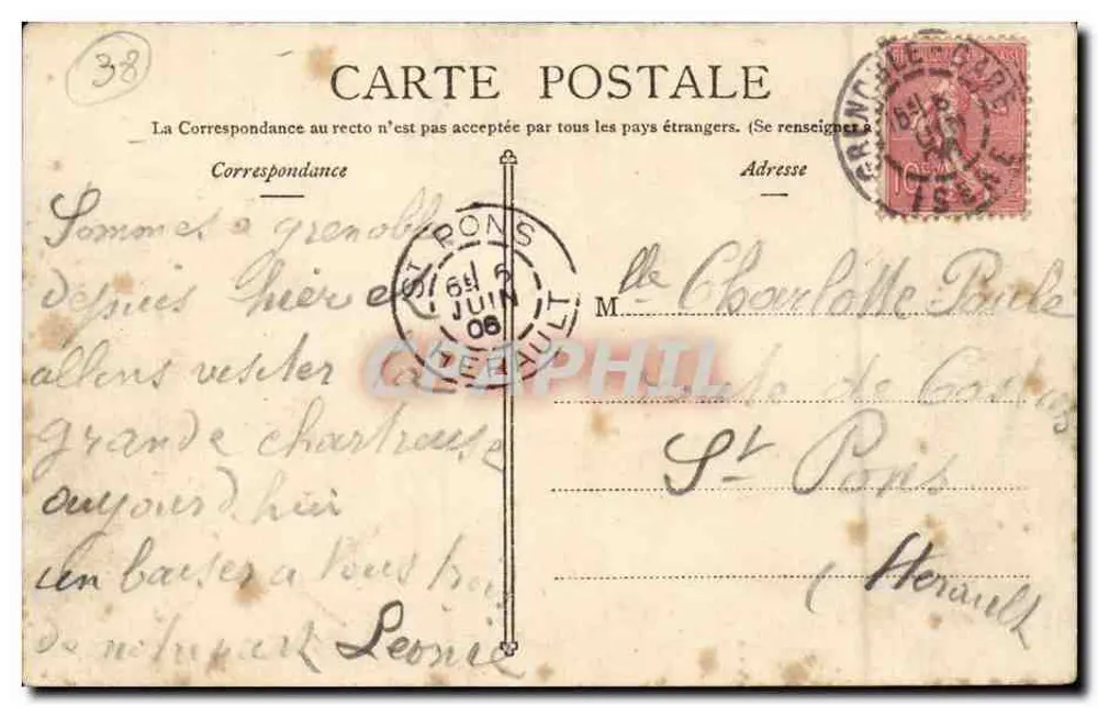 Um pasto nas Alpes — 92 — editor não identificado - Verso