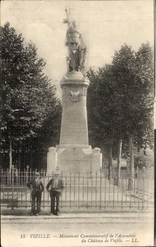 Vizille — Gedenkmonument des Schlosses Vizille — LL. n°15 - Vorderseite
