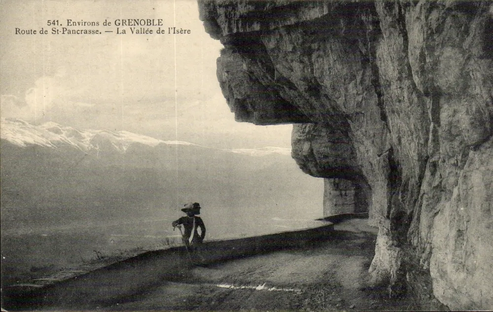 Um Grenoble — Route von St-Pancrasse — Die Tal der Isère — P. Gaude, Fotograf-Verleger Grenoble - Vorderseite