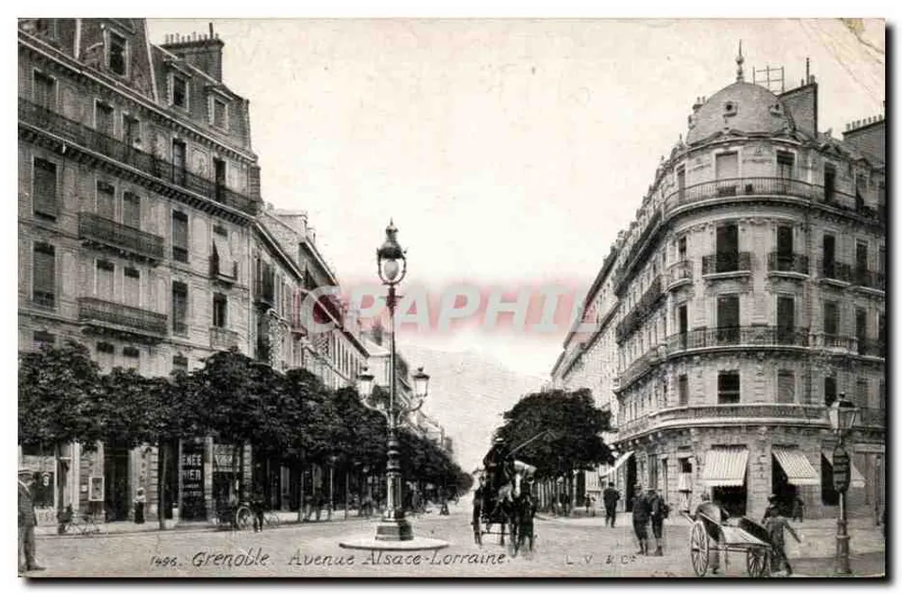 Grenoble — Avenida Alsace-Lorraine — L.V. & Cie - Frente