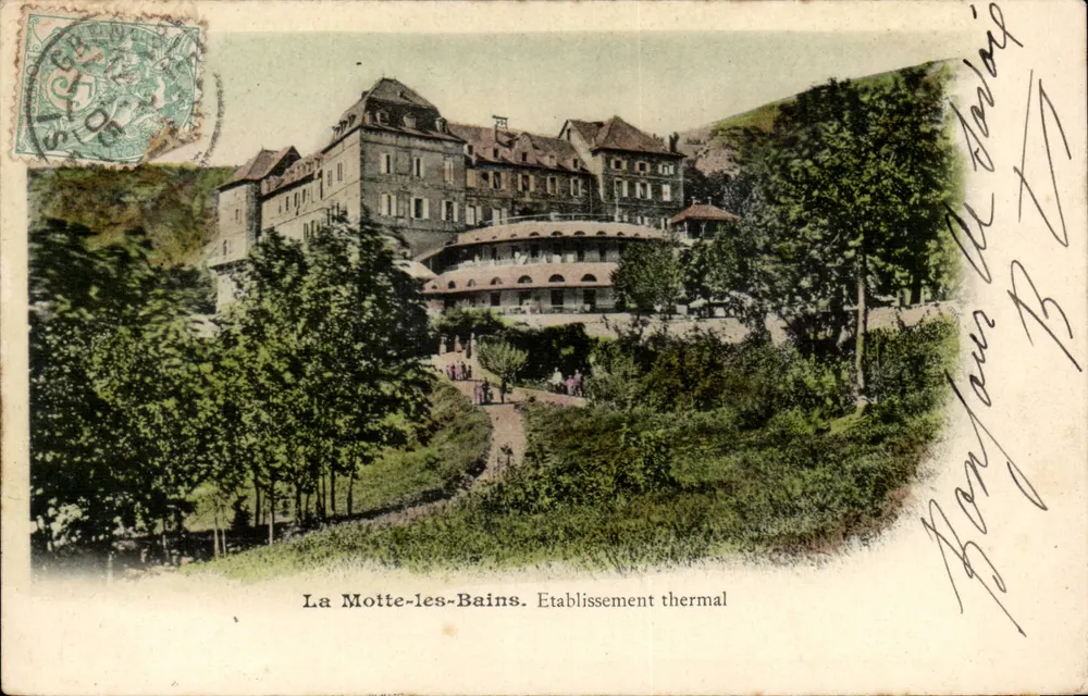 La Motte-les-Bains — Establecimiento termal — editor no identificado - Anverso