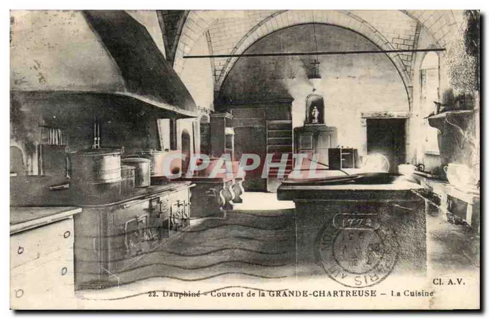 Grande-Chartreuse — Küche — CI. A.V. n°22 - Vorderseite