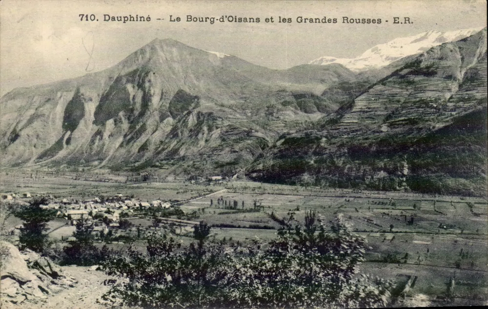 Le Bourg-d'Oisans und die Grandes Rousses — Dauphiné — E.R. - Vorderseite