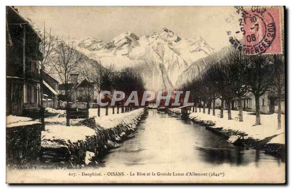 Oisans - La Rive und die Grande Lance d'Allemont (2844m) — Sammlung L. P. Grenoble, n°617 - Vorderseite