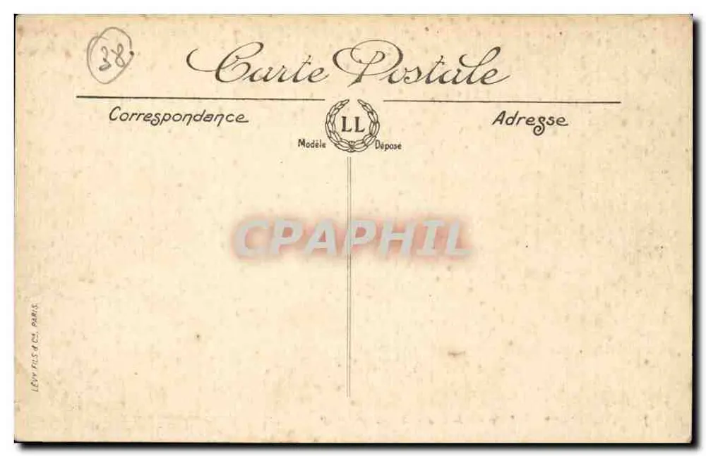 Grenoble — Die Isère und die Alpenkette — LL. - Rückseite