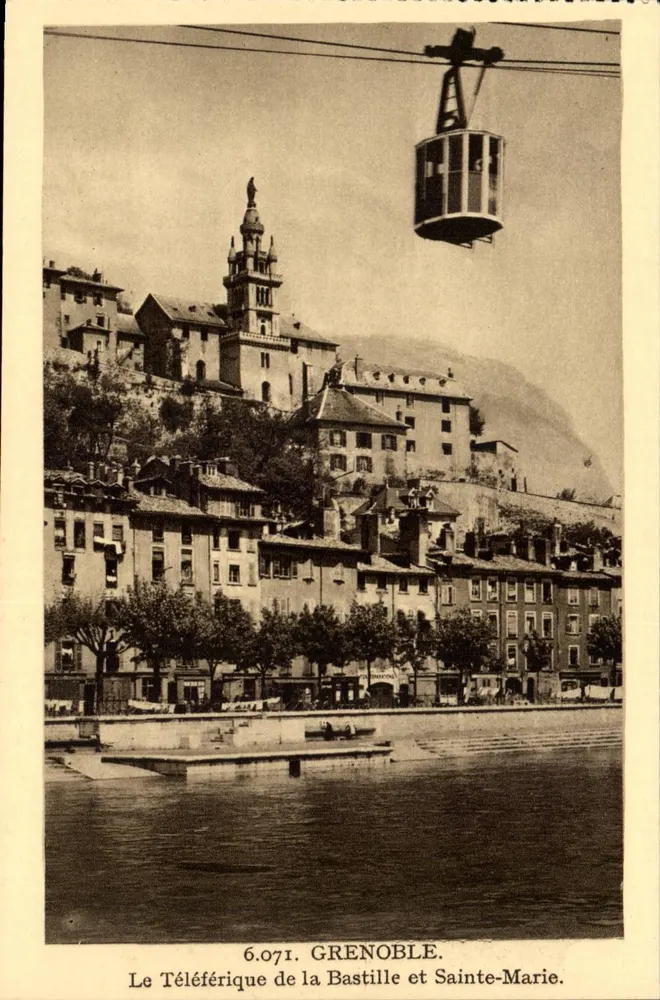 Der Téléférique de la Bastille und Sainte-Marie — Grenoble — Verlag 'Paysages des Alpes' - Vorderseite