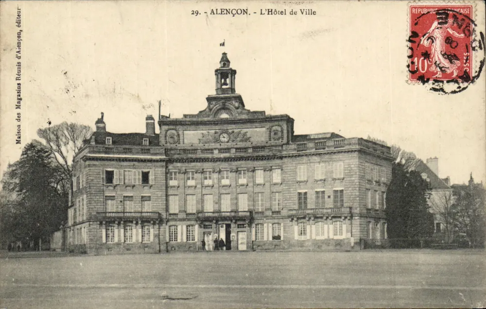 Alençon - O Hôtel de Ville — Maison des Magasins Réunis d'Alençon, editor n°29 - Frente