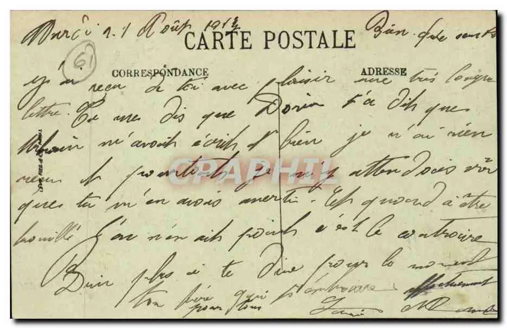 Alençon — A Igreja de São Léonard — Edição A. Prou — n°15 - Verso