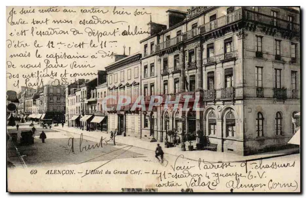 Alençon — L'Hotel du Grand Cerf — 69 - Recto