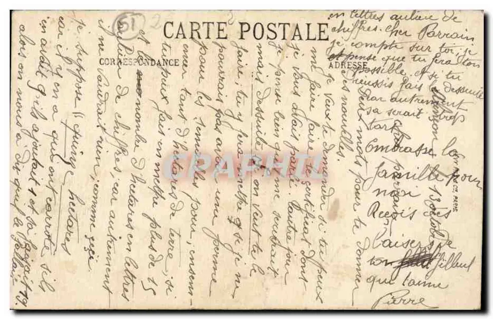 Alençon — L'Hotel du Grand Cerf — 69 - Verso