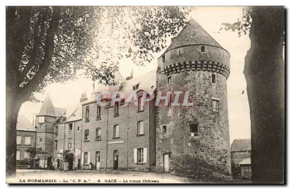 Gace — O velho Castelo — C.P.A. n°8 - Frente