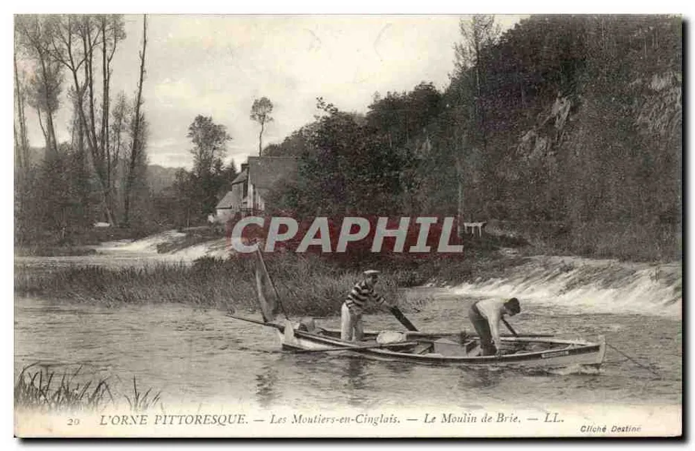 Die malerische Orne — Les Montiers-en-Cinglais — Die Mühle von Brie — Cliché Destine - Vorderseite