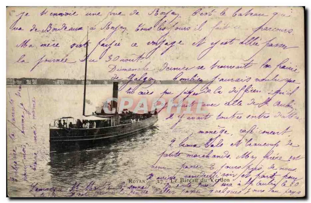 Das Boot des Verdon — Ansicht von Béziers — Verlag: Das Boot des Verdon, Nr. 270 - Vorderseite