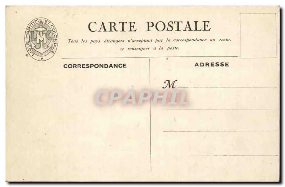 Die Guépratte-Abteilung bei den Dardanellen — Verlag E. Chambretent et Cie - Paris - Rückseite