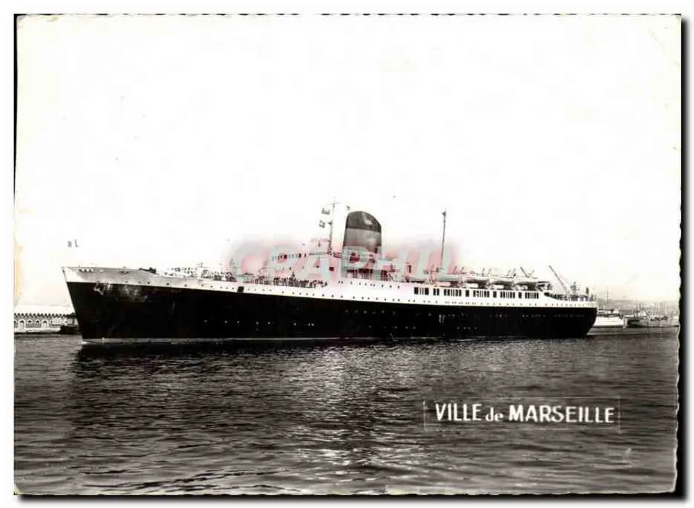Dampfschiff — Stadt Marseille — Stadt Marseille - Vorderseite