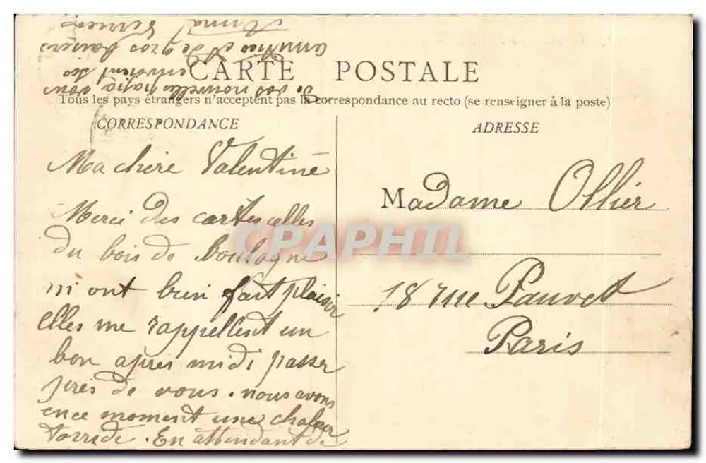 Chalon-sur-Saône — Quai das Mensagerias — B. F. Chalon-sur-Saône, n°27 - Verso
