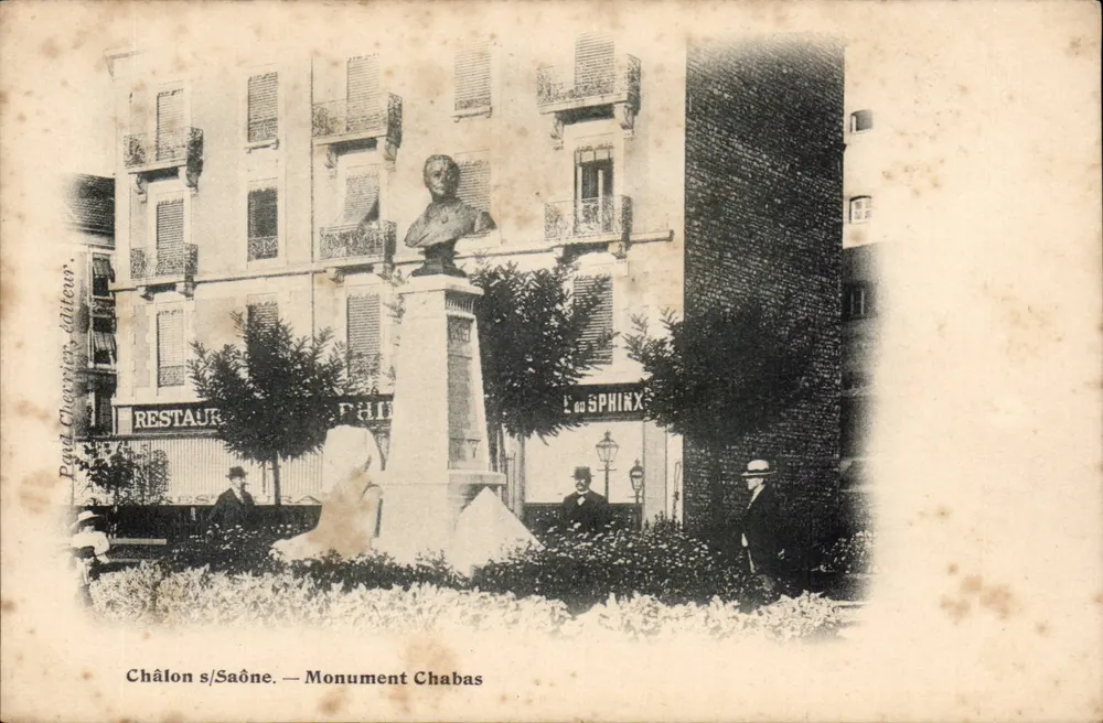 Châlon-sur-Saône — Monument Chabas — Payd Chevrelly editora - Frente