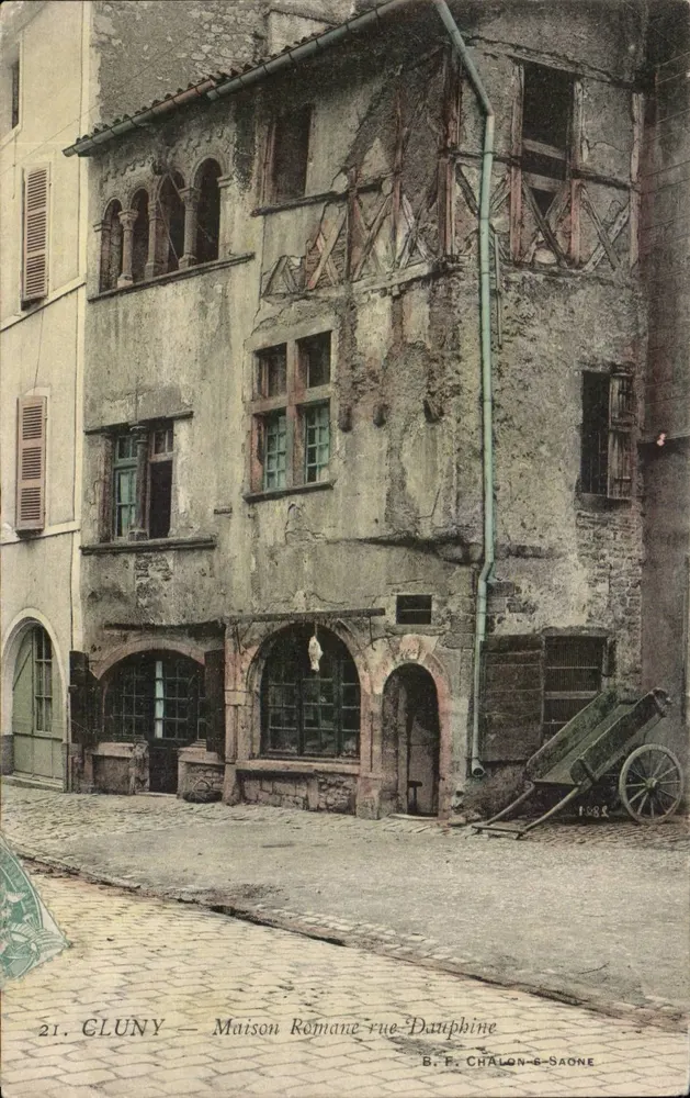 Gluny — Casa Romana na Rue Dauphine — B. F. CHALON-E-SAONE - Frente